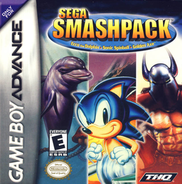 Sega Smash Pack box art for GameBoy Advance